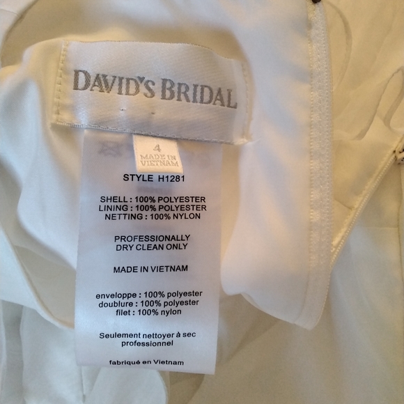 David's Bridal flower girl dress - Picture 3 of 3